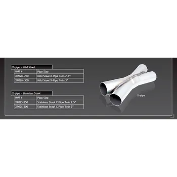 Výfuková trubka Nerezová výfuková trubka X 76 mm (3")