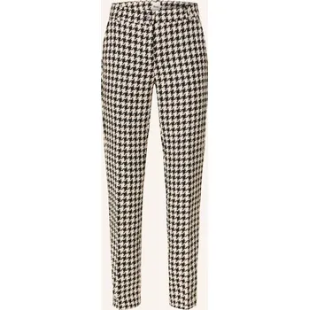 Dámské kalhoty Brax Dámské Tvídové Kalhoty Maron, černá / bílá, 38