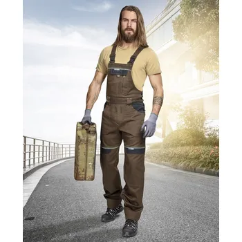 montérky Kalhoty s laclem ARDON®COOL TREND prodloužené hnědá S hnědé odstíny 2XL