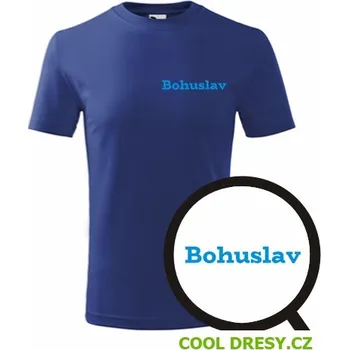 Dětské tričko Bohuslav - Barva: královská modrá, Velikost 6let