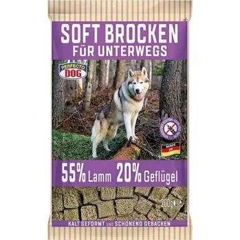 Pamlsek pro psa Perfecto Dog Masové kostky SOFT s jehněčím 200g