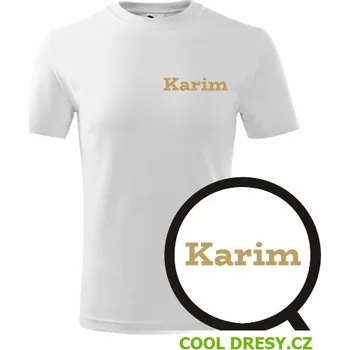 Dětské tričko Karim - Barva: bílá, Velikost 4roky