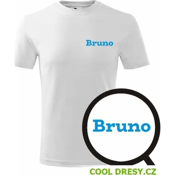 Chlapecké oblečení Dětské tričko Bruno - Barva: bílá, Velikost 8let