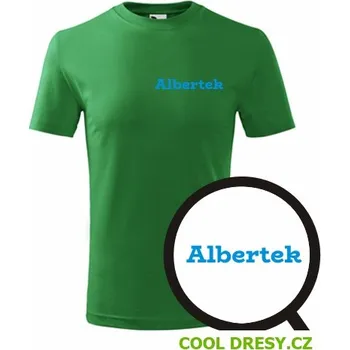 Dětská móda Dětské tričko Albertík - Barva: střední zelená, Velikost 8let