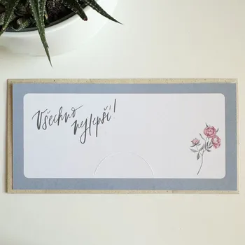 Obálka Be Nice EKO obálka na peníze - Všechno nejlepší