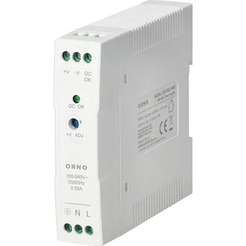 spínaný zdroj ORNO OR-PSU-1669 Průmyslový zdroj spínaný 24V DC 1A 24W na DIN lištu