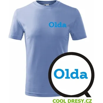 Dětské tričko Olda - Barva: nebesky modrá, Velikost 4roky