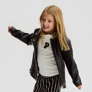 Dívčí tričko Reserved - Tričko s potiskem - černý - 345FT-99X - 345FT-99X-U14