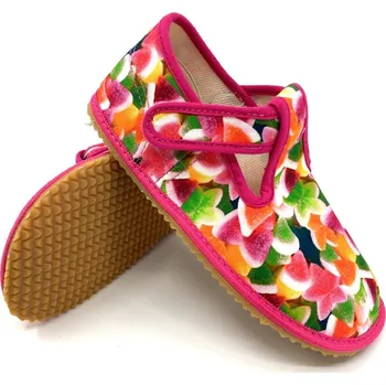Dívčí bačkory Bačkory Beda Colorful Candy - úzký kotník (BFN 170020 W) 31, Vnitřní délka boty: 20,1 cm, Vnitřní šířka boty: 7,8 cm