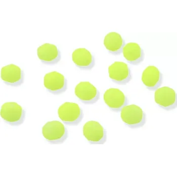 Korálek Broušené ohňovky 4mm neonově žluté – 40 ks