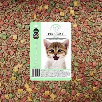 Krmivo pro kočku FINE CAT KITTEN s hovězím 10kg
