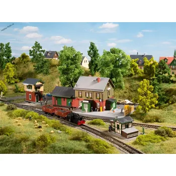 Modelová železnice Set budov nádraží TT - Auhagen 15306