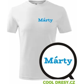Dětské tričko Márty - Barva: bílá, Velikost 6let