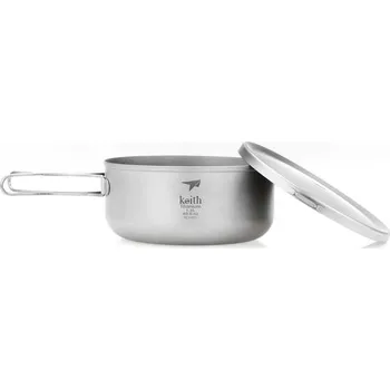 Kempingové nádobí Keith Titanový jídelní box Lunch Box 1200 ml Ti5329 (225g)