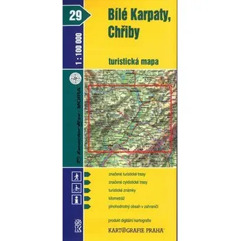 1:100T (29)-Bílé Karpaty,Chřiby (turistická mapa)