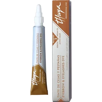 Přípravek na oči THUYA Eyelash & Eyebrow dye - barva na obočí a řasy světle hnědá, 14 ml