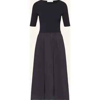 Dámské šaty Comma Dámské Šaty Ze Směsi Materiálů, tmavě modrá, 44