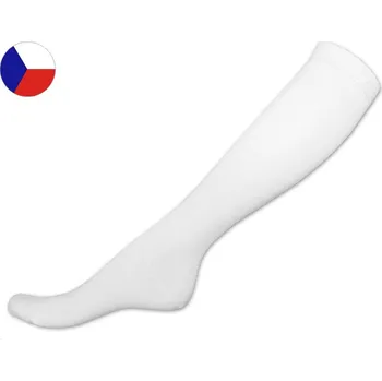 Dámské ponožky Dámské podkolenky lycra 35/37 Bílé