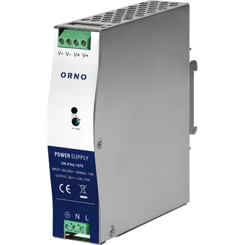 spínaný zdroj ORNO OR-PSU-1674 Průmyslový zdroj spínaný 24V DC 3,2A 77W na DIN lištu