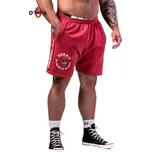 Pánské šortky Nebbia NEBBIA x OLYMPIA Washed Sweat Shorts LEGEND 786 red M