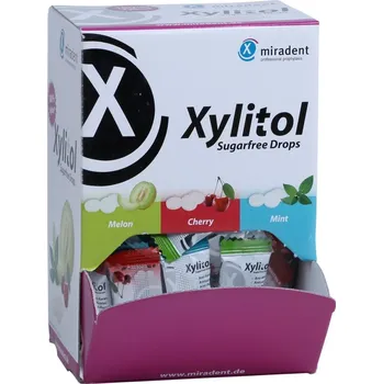 Bonbon Miradent Xylitolové pastilky box 100 ks