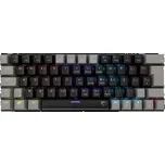 White Shark herní mechanická klávesnice WAKIZASHI 2, modrý SW, US layout, černo-šedá (GK-002121V2)