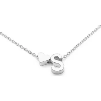 Přívěsek Přívěskynakrk.cz Ocelový náhrdelník přívěsek písmeno A-Z ♥ iniciála "U"