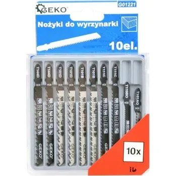 Pilový plátek GEKO Listy do přímočaré pily, 10ks