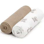 T-TOMI BIO Muslin Diapers látkové pleny Teddy 65x65 cm 2 ks