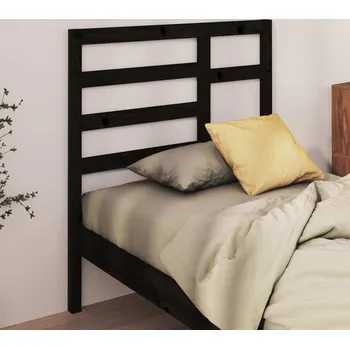 vidaXL Čelo postele 81 x 4 x 104 cm masivní borovice [818116] Barva: Černá