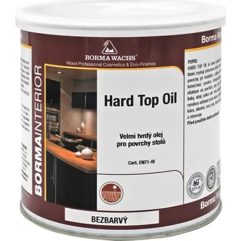 Olej na dřevo Borma Wachs Hard Top Oil 4916 750 ml bezbarvý