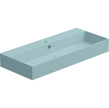 Umyvadlo Umyvadlo Zenith BW 102 hranaté, keramické, ice matné, 102x46 cm, ZELAVBW102037