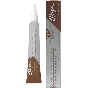 Barva na řasy a obočí THUYA Eyelash & Eyebrow dye - barva na obočí a řasy popelavě hnědá, 14 ml