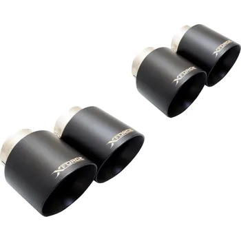 Koncovka výfuku 4" dvojitá koncovka (pouze pro systém Xforce, nehodí se pro OEM) pro FORD MUSTANG 2018- GT FASTBACK 5.0L