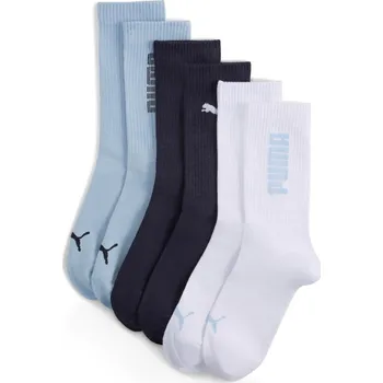 Pánské ponožky Puma Rib Logo Crew Sock 3P 94722004 - blue/grey 43/46