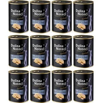 Krmivo pro kočku DOLINA NOTECI Premium Sterilised Bohatá na perličku – mokré krmivo pro kočky – 12×400 g