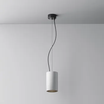 Maytoni Válcové minimalistické závěsné svítidlo Efir Barva: Bílá, Rozměr: ø95/155 mm P089PL-25W3K-W Válcové minimalistické závěsné svítidlo Efir
