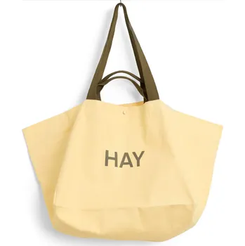 HAY DESIGN Plátěná taška Weekend L "Soft Yellow" HAY
