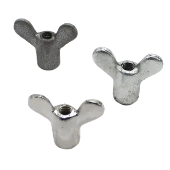 Matice Křídlová matice se závitem M6 Povrchová úprava: hliníková