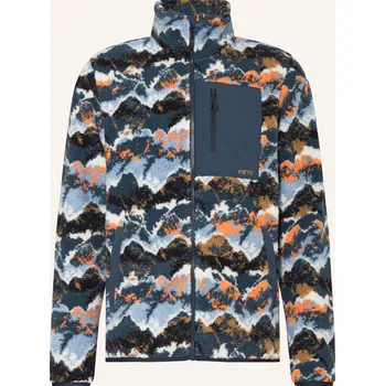 Me°Ru' Pánská Fleecová Bunda Rennes, černá / petrolejová /...