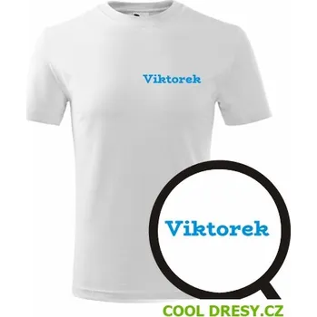 Dětské tričko Viktorek - Barva: bílá, Velikost 10let