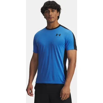 Pánské tričko Pánské tričko Under Armour UA HG Wordmark SS-BLU 6007758-402 Modrá XL
