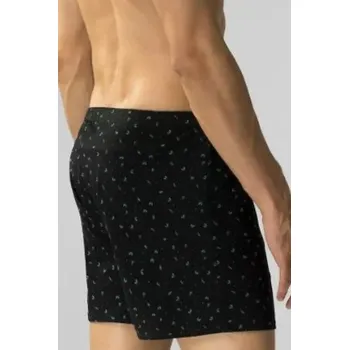 Boxerky 3 PACK boxerky Atlantic 3MH-196 - bavlna Černo-šedá M