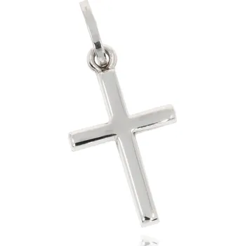 Přívěsek Zlatnictví Helios Křížek z bílého zlata B52068