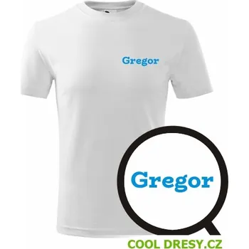 Chlapecké oblečení Dětské tričko Gregor - Barva: bílá, Velikost 8let