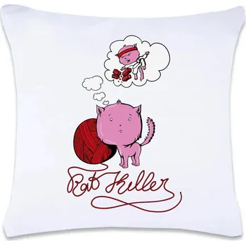 Dekorativní polštářek DOBRÝ TRIKO Polštář s potiskem 40 x 40 cm Kočičí sen Oboustranný tisk: NE