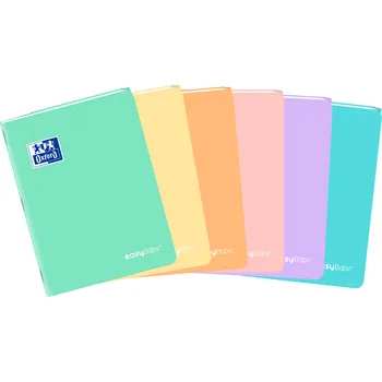 Sešit Sešit Oxford Easybook A5, 60 listů, linkovaný, mix pastel