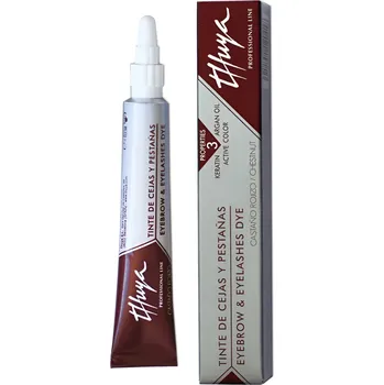 Přípravek na oči THUYA Eyelash & Eyebrow dye - barva na obočí a řasy kaštanová, 14 ml