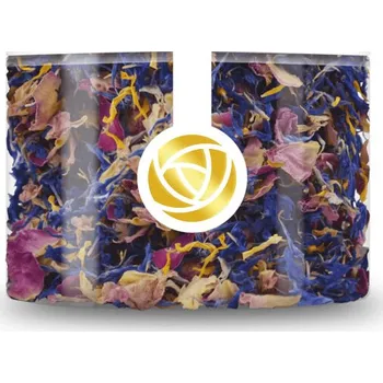 Jedlá dekorace na dort ROSIE ROSE - SUŠENÉ KVĚTY LÍSTKY "SAPHIR BLAU" (MODRÁ, RŮŽOVÁ, ŽLUTÁ) 10 g