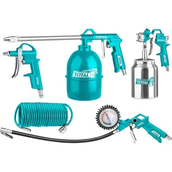 Příslušenství ke kompresoru TOTAL Kompresorová sada pneu 5ks TATK051